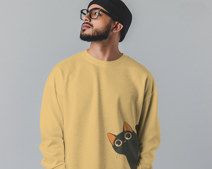 Peek-a-boo unisex sweatshirts