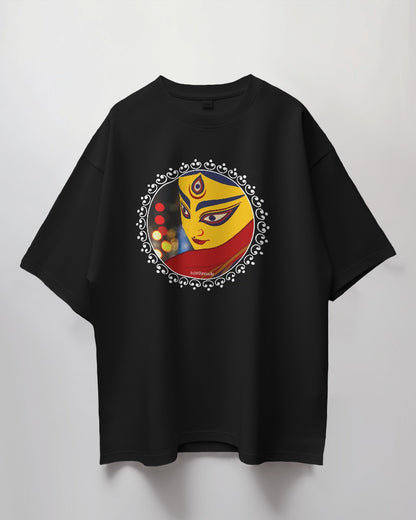 Durga Durga Oversized T-shirt Black