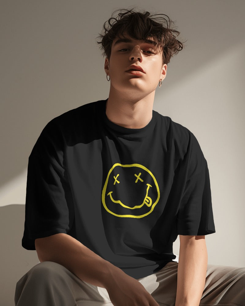 Nirvana oversized T-shirt Black