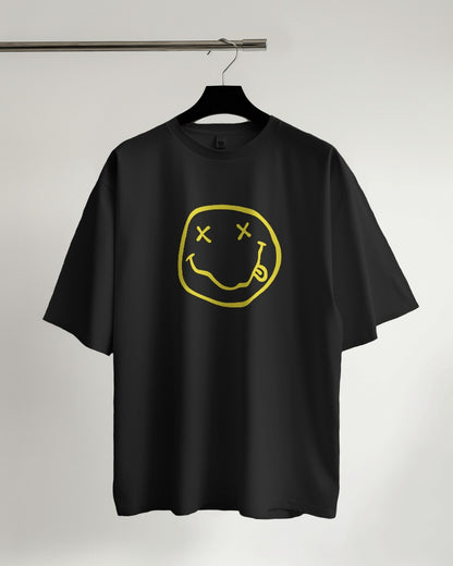 Nirvana oversized T-shirt Black