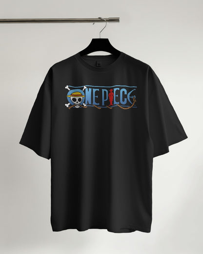 One Piece Oversized T-shirt Black